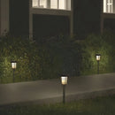 Homezie Solar-Gartenleuchten Set | Wetterfest, Automatisches Ein/Aus & Warmweißes Licht | Stilvolle Außenbeleuchtung