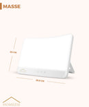 Homezie® Tageslichtlampe | Ingebauter Timer | 10.000 Lux | Lichttherapielampe | 3 Farboptionen