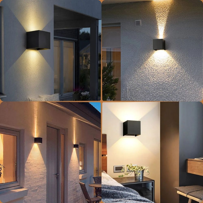 Homezie SenseGlow | Wandleuchte | Sensorsteuerung | Warmes Licht | Kompaktes Design | Langlebige Batterie | Atmosphärische Beleuchtung