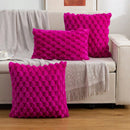 Homezie Kissenbezug | 3D-Struktur, weiche Oberfläche, 45 × 45 cm oder 30 × 50 cm | Für Sofa und Schlafzimmer