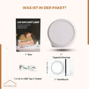 Homezie® Tageslichtlampe | 10.000 Lux | UV-frei | Eingebaute Timer | 3000-6500K | Steigern Sie Ihr Energieniveau, Ihren Fokus & Ihre Stimmung!
