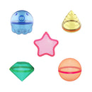 KidWorld® Wiederverwendbare Wasserballons | 5 lustige Figuren | Selbstverschließend | Wiederverwendbar