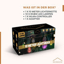 Homezie Smart Lichterkette | 10 Meter | Steuerbar über App | IP65 Wasserdicht | RGBW | Smarte Beleuchtung | Kann mit Musik synchronisiert werden