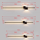 Homezie LED-Wandleuchte | Minimalistisches Design mit indirektem Licht | Moderne Ambientebeleuchtung für Wohnräume