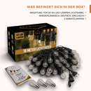 Homezie® Lichterkette | IP65 Wasserdicht | Kunststoff S14 LED-Lampen | Warmweiß | Verbindbar & Dimmbar | In verschiedenen Längen erhältlich
