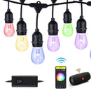 Homezie Smart Lichterkette | 10 Meter | Steuerbar über App | IP65 Wasserdicht | RGBW | Smarte Beleuchtung | Kann mit Musik synchronisiert werden