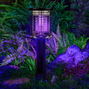 Homezie Solar-Mückenlampe | Wetterfest, USB- & Solarbetrieben mit UV-Insektenschutz | Effektive Außenbeleuchtung
