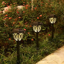 Homezie Solar-Gartenleuchte | Wetterfest, Warmweißes LED-Licht & Elegantes Design | Stilvolle Außenbeleuchtung