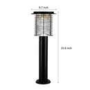 Homezie Solar-Mückenlampe | Wetterfest, USB- & Solarbetrieben mit UV-Insektenschutz | Effektive Außenbeleuchtung