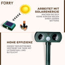 Furry® Katzenabwehr auf Solarenergie | Ultraschall | Tierfreundlich
