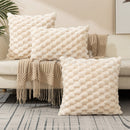 Homezie Kissenbezug | 3D-Struktur, weiche Oberfläche, 45 × 45 cm oder 30 × 50 cm | Für Sofa und Schlafzimmer