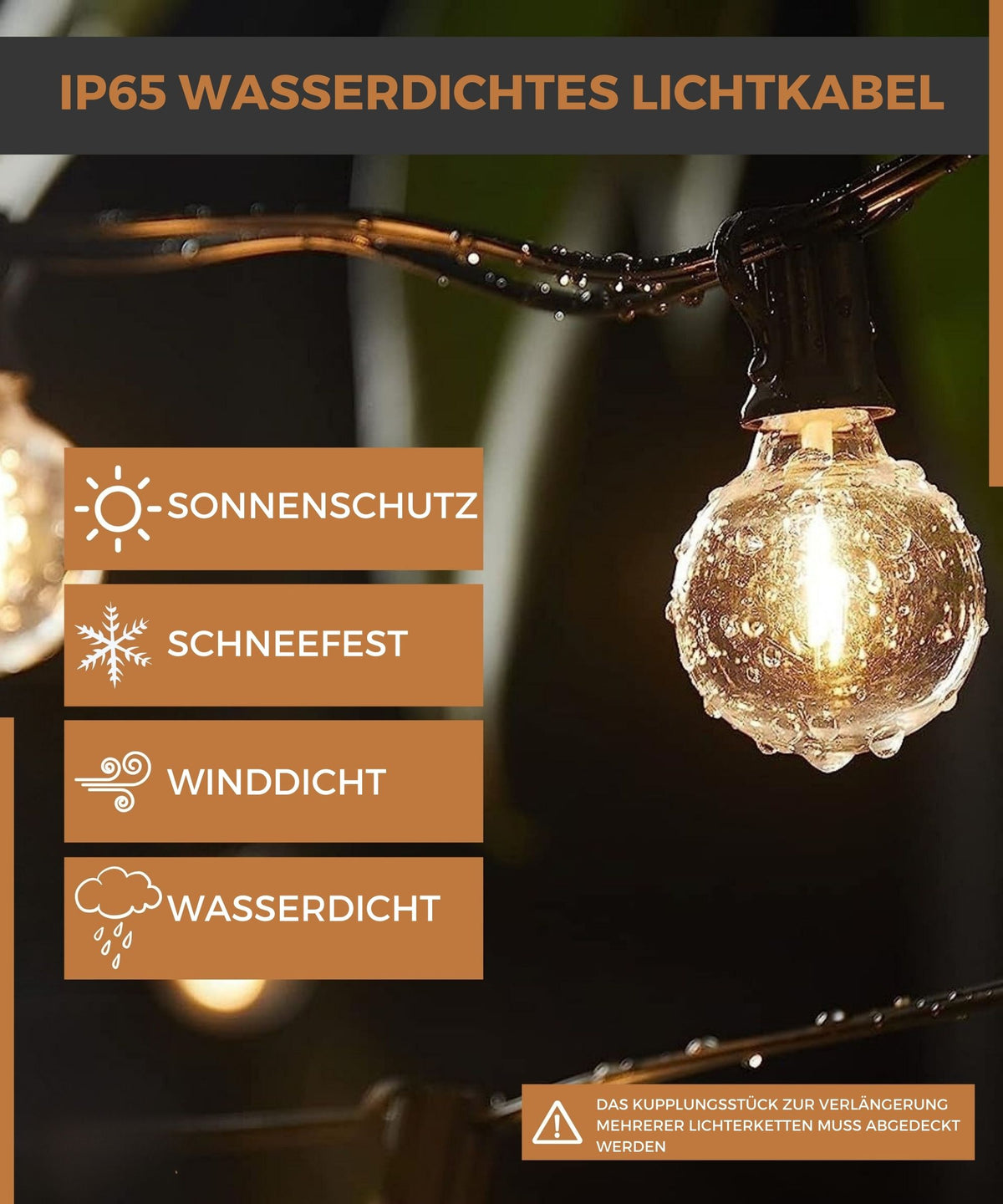 lichterkette für sonnensegel Homezie® Lichterkette mit Solarenergie | Mit Fernbedienung