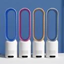 Homezie Turmventilator mit Luftreiniger | Flügelloses Design & 5 Geschwindigkeitsstufen | Für Schlafzimmer und Wohnzimmer