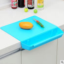 Homezie 2-in-1 Schneidebrett | Abnehmbare Auffangbox, rutschfeste Oberfläche | Platzsparende Lebensmittelvorbereitung