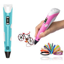 Homezie 3D-Stift | Kreatives Zeichnen mit PLA-Filament | Für Kinder & DIY-Projekte