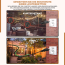 Homezie® Verlängerungskabel 3 Meter | IP44 wasserdicht | Abschließbares Ende | Extra große Reichweite