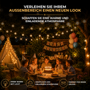Homezie® Lichterkette | Warmweiß | G60 LED-Lampen | IP65 Wasserdicht | Dimmbar, Verbindbar & mit Timer | Außenbeleuchtung | Verschiedene Längen erhältlich