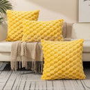 Homezie Kissenbezug | 3D-Struktur, weiche Oberfläche, 45 × 45 cm oder 30 × 50 cm | Für Sofa und Schlafzimmer