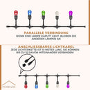 Homezie Smart Lichterkette | 10 Meter | Steuerbar über App | IP65 Wasserdicht | RGBW | Smarte Beleuchtung | Kann mit Musik synchronisiert werden