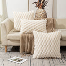 Homezie Kissenbezug | 3D-Struktur, weiche Oberfläche, 45 × 45 cm oder 30 × 50 cm | Für Sofa und Schlafzimmer