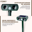 Furry® Katzenabwehr auf Solarenergie | Ultraschall | Tierfreundlich