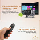 Homezie Beamer | Inklusive HDMI-Kabel & Fernbedienung | Bildschirmspiegelung von iPhone & Android | Keystone-Korrektur | 4K-Unterstützung | Android 11 | Projektor