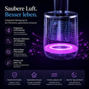 Homezie Turmventilator mit Luftreiniger | Flügelloses Design & 5 Geschwindigkeitsstufen | Für Schlafzimmer und Wohnzimmer