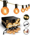 Homezie® Lichterkette | Warmweiß | G40 LED-Lampen | Wasserdicht | Dimmbar & Verbindbar | Außenbeleuchtung | Verschiedene Längen erhältlich