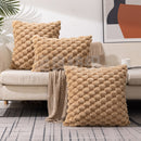 Homezie Kissenbezug | 3D-Struktur, weiche Oberfläche, 45 × 45 cm oder 30 × 50 cm | Für Sofa und Schlafzimmer