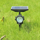 Homezie Solar-Spotlight | Verstellbare LED-Gartenstrahler mit Solarpanel | Für Garten & Wege
