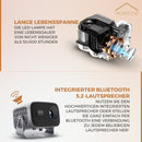 Homezie Beamer | Inklusive HDMI-Kabel & Fernbedienung | Bildschirmspiegelung von iPhone & Android | Keystone-Korrektur | 4K-Unterstützung | Android 11 | Projektor