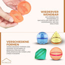 KidWorld® Wiederverwendbare Wasserballons | 5 lustige Figuren | Selbstverschließend | Wiederverwendbar