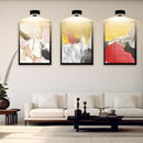 Homezie Bilderleuchten Set | 3 Kabellose LED-Bildleuchten mit Fernbedienung | Dimmbare Kunst- und Wandbeleuchtung