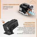 Homezie Beamer | 1080P | Inklusive HDMI-Kabel & Fernbedienung | Bildschirmspiegelung von iPhone & Android | Keystone-Korrektur | 4K-Unterstützung | Android 11 | Projektor