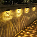 Homezie Solar-Wandleuchte | Wetterfeste LED-Gartenlampe mit Dämmerungssensor | Für Garten & Terrasse