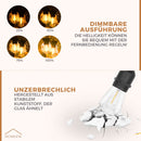 Homezie Lichterkette mit Solarenergie | IP65 Wasserdicht | Mit Fernbedienung | S14 LED-Lampen | Solar-Gartenbeleuchtung