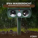 Furry® Katzenabwehr auf Solarenergie | Ultraschall | Tierfreundlich