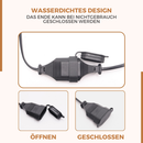 Homezie-Verlängerungskabel mit Dimmer und Fernbedienung | IP65 wasserdicht | Einstellbare Helligkeit | Mit Timerfunktion