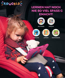 KidWorld® Kindertablet Pink & Blau | 4GB RAM + 64GB Speicher | 5000 mAh | 10 Zoll Bildschirm | Android 13 | Tablet für Kinder