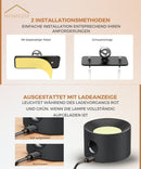 Homezie Wandlampe | 3 Farbtemperaturen | Touch-Bedienung | Einstellbare Helligkeit | USB-aufladbar