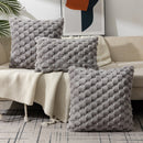 Homezie Kissenbezug | 3D-Struktur, weiche Oberfläche, 45 × 45 cm oder 30 × 50 cm | Für Sofa und Schlafzimmer