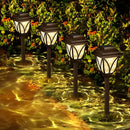 Homezie Solar-Gartenleuchte | Wetterfest, Warmweißes LED-Licht & Elegantes Design | Stilvolle Außenbeleuchtung