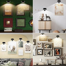 Homezie Bilderleuchten Set | 3 Kabellose LED-Bildleuchten mit Fernbedienung | Dimmbare Kunst- und Wandbeleuchtung
