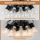 Homezie S14 Ersatzbirnen | Wetterfest | Unzerbrechlich | Energieeffizient | 2700K