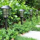 Homezie Solar-Gartenleuchten Set | Wetterfest, Automatisches Ein/Aus & Warmweißes Licht | Stilvolle Außenbeleuchtung
