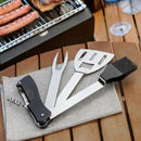 Homezie Barbecue Zubehör | 5 in 1 | BBQ Tool