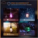 Homezie Smart Lichterkette | 10 Meter | Steuerbar über App | IP65 Wasserdicht | RGBW | Smarte Beleuchtung | Kann mit Musik synchronisiert werden