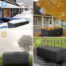 Homezie Gartenmöbel-Abdeckung | Wasserabweisendes , UV-beständig & Ganzjahresschutz | Schutzhülle für Tische, Stühle und Loungesets