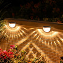 Homezie Solar-Wandleuchte | Wetterfeste LED-Gartenlampe mit Dämmerungssensor | Für Garten & Terrasse