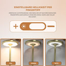 Homezie ElegantGlow | Tischleuchte | Warmes Licht | Einstellbare Helligkeit | Wiederaufladbar über USB-C